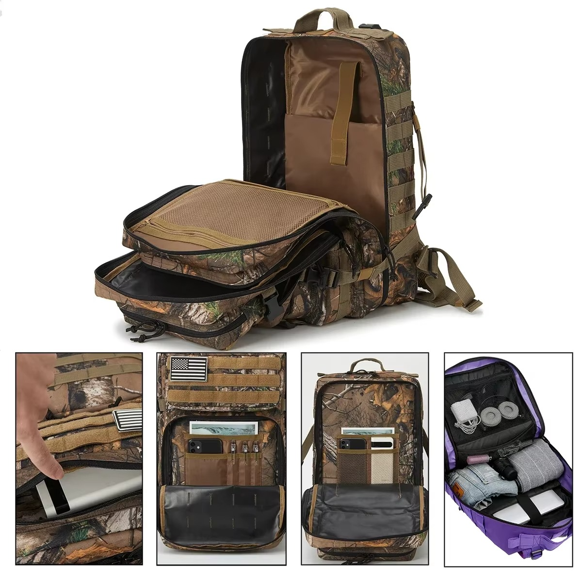 Magazaw™ 45L Tactical Outdoor Backpack for Hiking & Camping