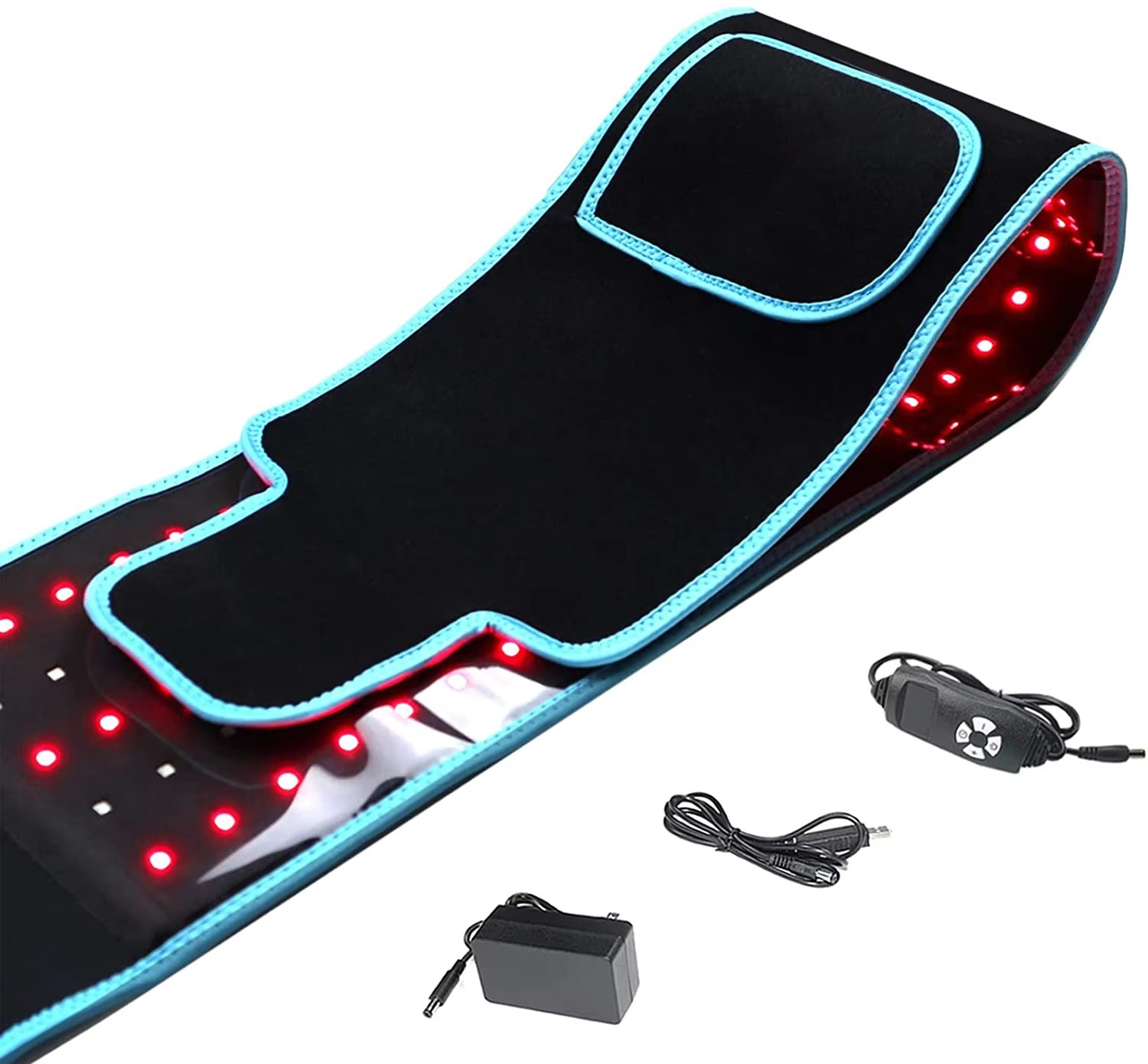 Magazaw red light therapy belt designed for pain relief and muscle recovery with adjustable settings