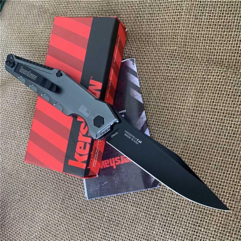 Kershaw 7900 /7900GRYBLK Folding Hunting Knife 3.75" Black - World