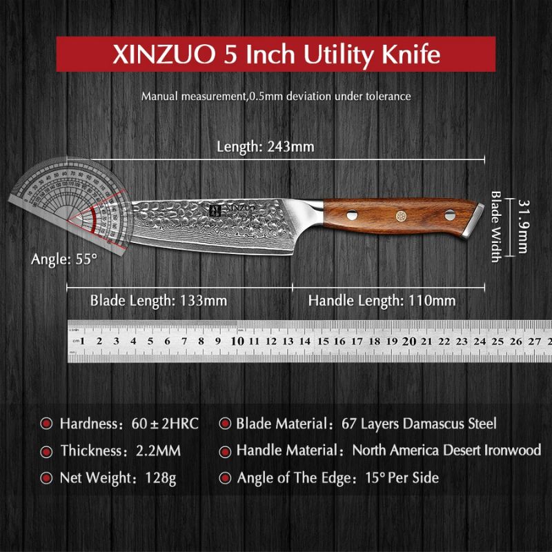 Kitchen Knife Stainless Steel Chef - Magazaw™