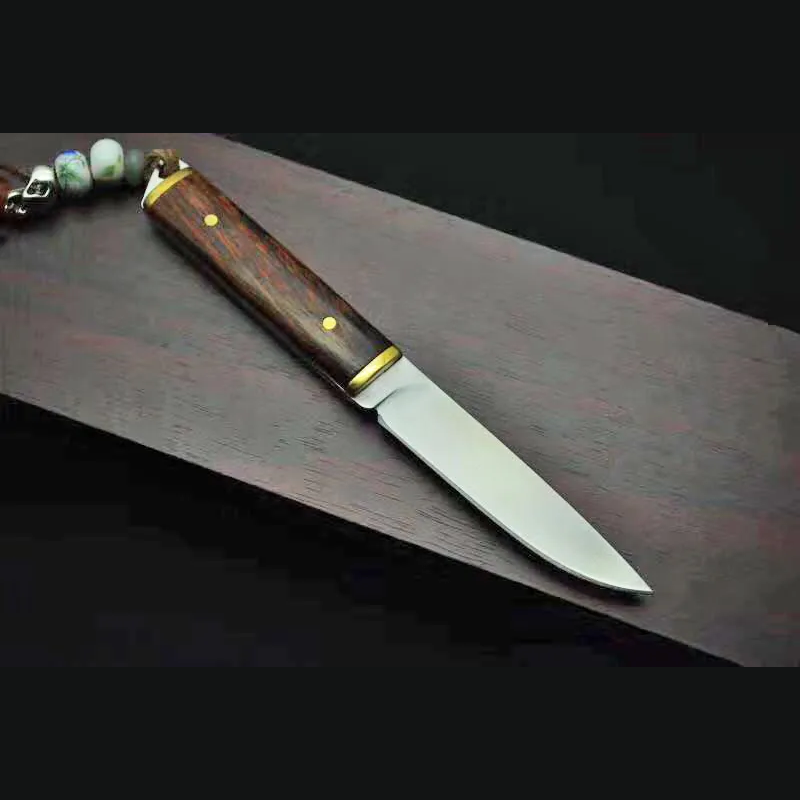 Straight Hunting Knife Rosewood Handle - Magazaw™ - World